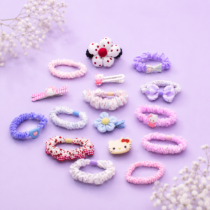 Cute Girls Hair Accessories Combo Pack– Pack of 15