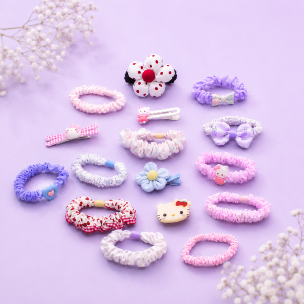 Cute Girls Hair Accessories Combo Pack– 15PCS