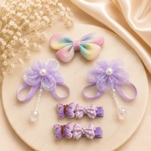 Princess Hair Accessories Gift Set – Pack of 5