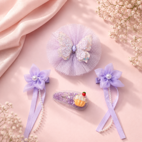 Princess Hair Accessories Combo– 4 PCS